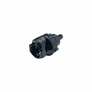 CPC HFCD16657 Quick Disconnect, Polysulfone, 3/8 Inch Size, Coupler x Barbed, Shut-Off, Black | CR2QQT 788C74