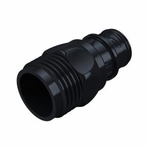 CPC HFCD241257GHT Quick Disconnect, Polysulfone, 3/8 Inch Pipe Size, Insert x Ght, Shut-Off, Black | CR2QQN 788C96