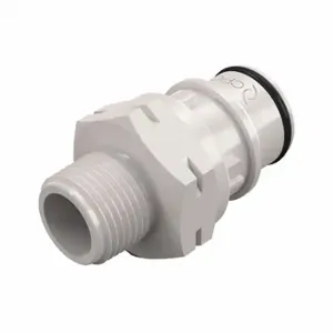 CPC HFCD24635BSPT Quick Disconnect, Polysulfone, 1/2 Inch Pipe Size, Insert x Bspt, Shut-Off | CR2QRQ 788C98