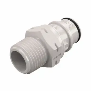 CPC HFCD24835BSPT Quick Disconnect, Polysulfone, 1/2 Inch Pipe Size, Insert x Bspt, Shut-Off | CR2QNZ 788CA0