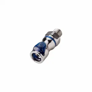 CPC LQ4D10004BLU Quick Disconnect, 1/4 Inch Pipe Size, Coupler x Npt, Shut-Off | CR2QLG 788CA5