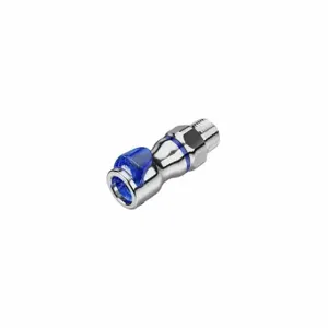 CPC LQ4D10006BLU Quick Disconnect, 3/8 Inch Pipe Size, Coupler x Npt, Shut-Off | CR2QMF 788CA7