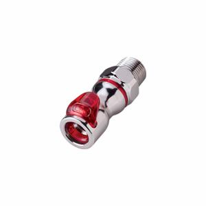 CPC LQ4D10006RED Quick Disconnect, 3/8 Inch Pipe Size, Coupler x Npt, Shut-Off | CR2QMH 788CA8