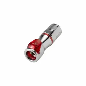 CPC LQ4D13006RED Quick Disconnect, Chrome Ca360 Brass, Coupler x Ptf, Shut-Off, 2 1/2 Inch Length | CR2QNM 788CC0