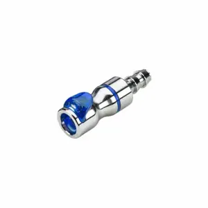 CPC LQ4D17006LBLU Quick Disconnect, Chrome Ca360 Brass, 3/8 Inch Size, Coupler x Barbed, Shut-Off | CR2QND 788CC6