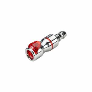 CPC LQ4D17006LRED Quick Disconnect, Chrome Ca360 Brass, 3/8 Inch Size, Coupler x Barbed, Shut-Off | CR2QMW 788CC8