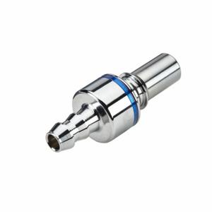 CPC LQ4D22006LBLU Quick Disconnect, Chrome Ca360 Brass, 3/8 Inch Size, Insert x Barbed, Shut-Off | CR2QNF 788CD6