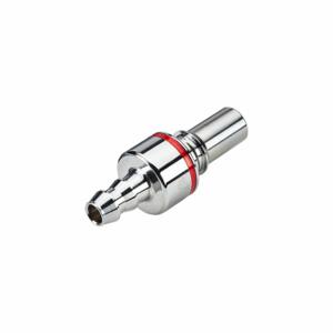 CPC LQ4D22006LRED Quick Disconnect, Chrome Ca360 Brass, 3/8 Inch Size, Insert x Barbed, Shut-Off | CR2QNE 788CD8