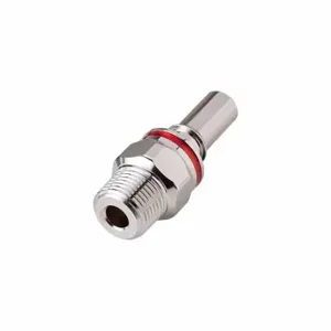 CPC LQ4D24006RED Quick Disconnect, Chrome Ca360 Brass, 3/8 Inch Pipe Size, Insert x Npt, Shut-Off | CR2QMU 788CE2