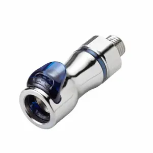 CPC LQ4D30004BLU Quick Disconnect, 1/4 Inch Pipe Size, Coupler x Morb, Shut-Off | CR2QLF 788CE3