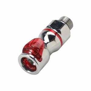 CPC LQ4D31004RED Quick Disconnect, 1/4 Inch Pipe Size, Coupler x Bspp, Shut-Off | CR2QLC 788CE8