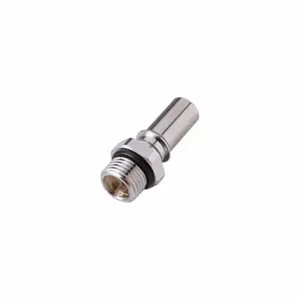 CPC LQ4D46006BLU Quick Disconnect, Chrome Ca360 Brass, 3/8 Inch Pipe Size, Insert x Morb, Shut-Off, Blue | CR2QMQ 788CF3