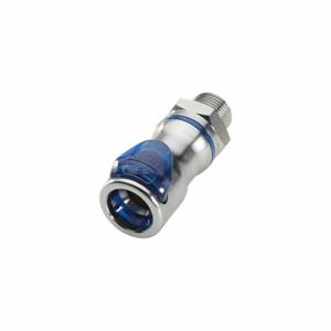 CPC LQ6D10006BLU Quick Disconnect, 3/8 Inch Pipe Size, Coupler x Npt, Shut-Off | CR2QME 788CF9