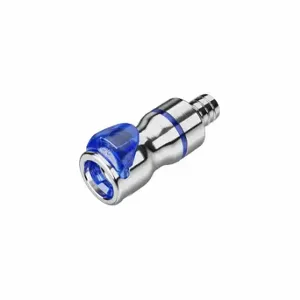 CPC LQ6D17008BLU Quick Disconnect, 1/2 Inch Size, Coupler x Barbed, Shut-Off | CR2QKX 788CG7