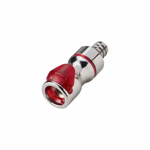 CPC LQ6D17008RED Quick Disconnect, 1/2 Inch Size, Coupler x Barbed, Shut-Off | CR2QKZ 788CG9