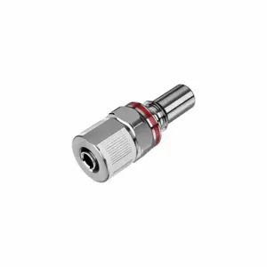 CPC LQ6D20008RED Quick Disconnect, Chrome Ca360 Brass, Insert x Ptf, Shut-Off, 2 3/4 Inch Length | CR2QNU 788CH2