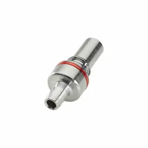 CPC LQ6D22006RED Quick Disconnect, Chrome Ca360 Brass, 3/8 Inch Size, Insert x Barbed, Shut-Off | CR2QNJ 788CH5