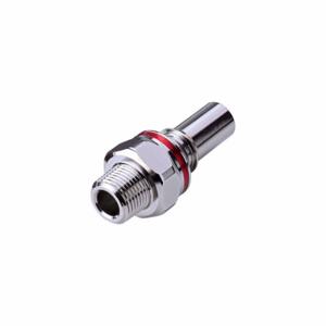 CPC LQ6D24006RED Quick Disconnect, Chrome Ca360 Brass, 3/8 Inch Pipe Size, Insert x Npt, Shut-Off | CR2QMT 788CJ2