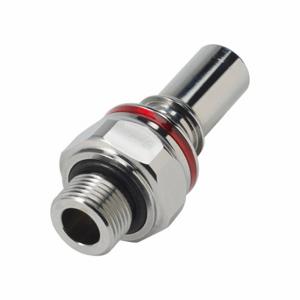 CPC LQ6D47006RED Quick Disconnect, Chrome Ca360 Brass, 3/8 Inch Pipe Size, Insert x Bspp, Shut-Off, Red | CR2QML 788CK6