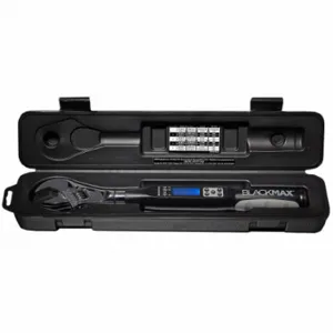 CPS PRODUCTS BTLDTW BLACKMAX Digital Torque Wrench, Newton-Meter, 8 to 85 N-m, 15 1/4 Inch Overall Length, Yes | CR2QTN 60WA11