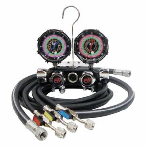 CPS PRODUCTS MV4H4P5EZ Mechanisches Verteilermanometer-Set, mechanisches Verteilermanometer-Set, 4 Ventile, 4 Schläuche | CR2QTG 406D50