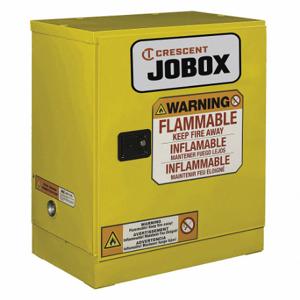 CRESCENT 1-750640 Fla mmables Safety Cabinet, 12 gal, 30 1/2 Inch x 23 3/4 Inch x 37 1/4 Inch, Yellow | CR2QZU 54XG95