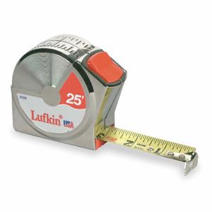 CRESCENT 2335ME LUFKIN Tape Measure, 16 ft Blade Length, 3/4 Inch Blade Width, in/ft/ mm/cm, Closed, Metal | CR2RCN 6X104