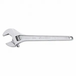 CRESCENT AC215VS Adjustable Wrench, 15 Inch Size, Chrome Finish | CR2QVG 41WL74