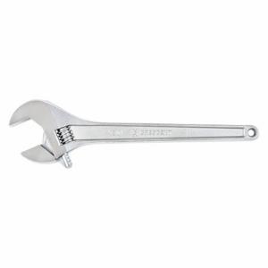 CRESCENT AC218BK Adjustable Wrench, 18 Inch Size, Chrome Finish | CR2QVH 41WL75