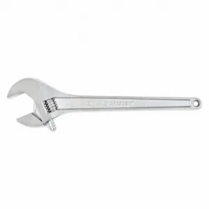 CRESCENT AC218BK Adjustable Wrench, 18 Inch Size, Chrome Finish | CR2QVH 41WL75