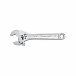 CRESCENT AC24BK Wrench, Chrome, Adjustable, 4 Inch Size | CR2RDV 32TA12