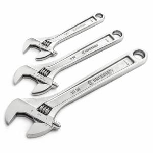 CRESCENT AC3PC Adjustable Wrench Set, 6 Inch, 8 Inch, 10 Inch, 3 pcs | CR2QXY 700F56
