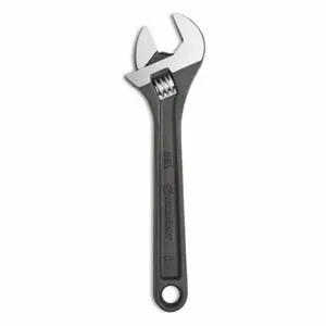 CRESCENT AT28VS Adjustable Wrench, Alloy Steel Oxide, 8 Inch Overall Length, 1 1/8 Inch Jaw | CR2QVW 54XN36