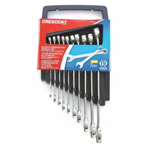 CRESCENT CCWS2-05 Combination Wrench Set, 10 pc, SAE | CR2QYA 41WM53