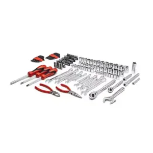 CRESCENT CTK150 Mechanic Tool Set, 150 Total Pcs, Drivers and Bits/Pliers/Sockets and Accessories/Wrenches | CR2RDG 359YT8