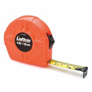 CRESCENT L616CME LUFKIN Tape Measure, 16 ft Blade Length, 3/4 Inch Blade Width, in/ft/ mm, Closed | CR2RCL 6XPX2