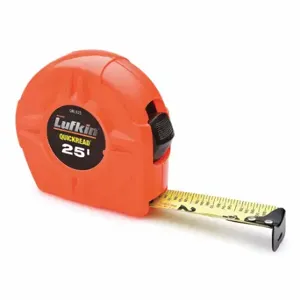 CRESCENT QRL625MP LUFKIN Measuring Tape, 25 ftX1, Blue, 25 ft Blade Length, 1 Inch Blade Width, in/ft | CR2RCZ 702U04