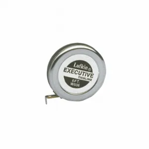 CRESCENT W606 LUFKIN Measuring Tape Executive 1/4 InchX6 ft, 6 ft Blade Length, 1/4 Inch Blade Width | CR2RBK 702U11