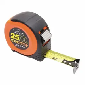 CRESCENT XL8525 LUFKIN Tape Measure, 25 ft Blade Length, 1 3/16 Inch Blade Width, in/ft, Closed, Steel | CR2RCQ 2DDW8