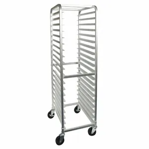 CRESTWARE ABPR20 Pan Rack, 20 Slots, Aluminium | CH6NHM 44F681