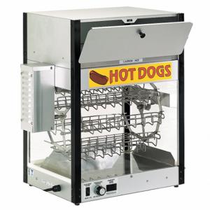 CRETORS E1700 Hot Dog Broiler, 48 Brötchen/bis zu 36 Hot Dogs, 2 1/4 Zoll Kochflächenbreite | CR3WAR 31EW09