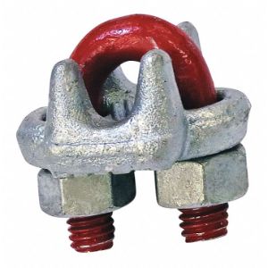 CROSBY 1010097 Wire Rope Clip U-bolt 3/8in | AB8WCQ 29WP20