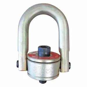 CROSBY 1017005 Bolt-On Hoist Ring, 3-4 Inch Thread Size, 180 Degree Pivot | CF2PDA 55KF17