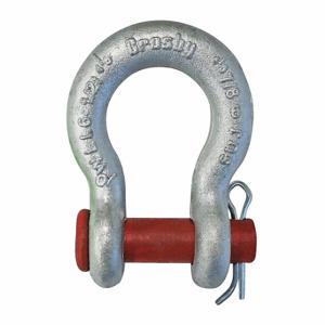 CROSBY 1018099 Anchor Shackle, Round Pin, 4000 lb Working Load Limit, 13/16 Inch Wd Between Eyes | CR2RYY 491W12