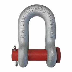 CROSBY 1019016 Shackle, Round Pin, 24000 Lb Working Load Limit, 2 1/32 Inch Width Between Eyes | CR2TCN 491W35