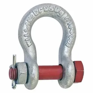 CROSBY 1019597 Shackle, Bolt/Cotter/Nut Pin, 24000 Lb Working Load Limit | CR2TCE 48FR39