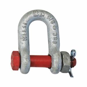 CROSBY 1019768 Shackle, Bolt/Cotter/Nut Pin000 Lb Working Load Limit, 15/32 Inch Width Between Eyes | CR2TDC 491W31