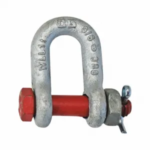 CROSBY 1019772 Shackle, Bolt/Cotter/Nut Pin, 2000 Lb Working Load Limit, 21/32 Inch Width Between Eyes | CR2TCD 491W28