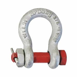 CROSBY 1021015 Anchor Shackle, Bolt/Cotter/Nut Pin, 4000 lb, 21/32 Inch Wd Between Eyes | CR2RYP 491W10
