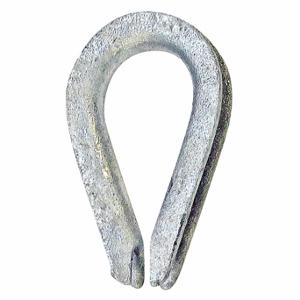 CROSBY 1037256 Wire Rope Thimble, Steel, For 1/8 Inch Wire Rope Dia | CR2TFC 48FR63